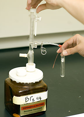 Add Br2 to Test Tube