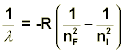 Rydberg Equation